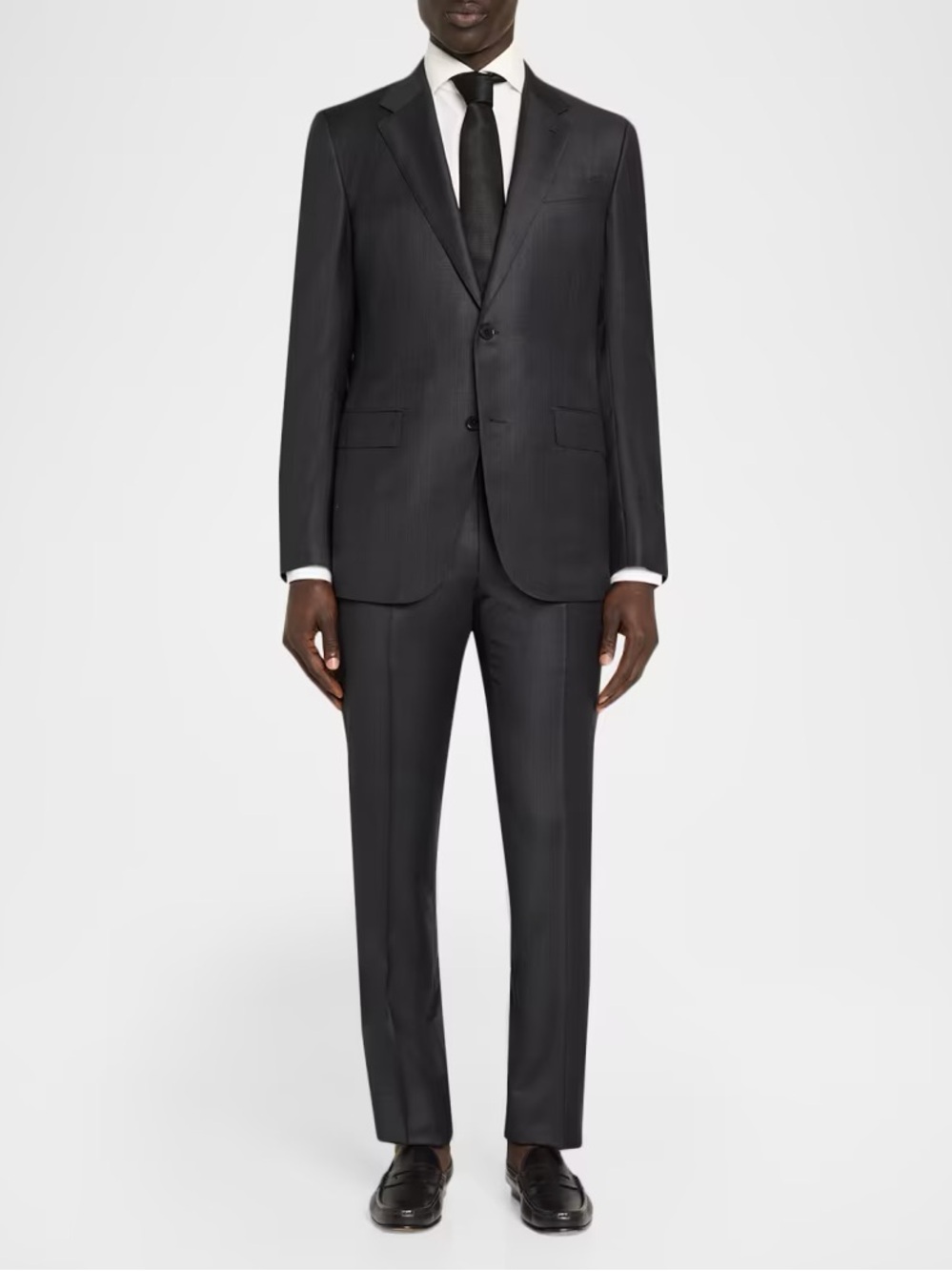 Z Zegna Men's Two-Piece Suit in Dark Gray